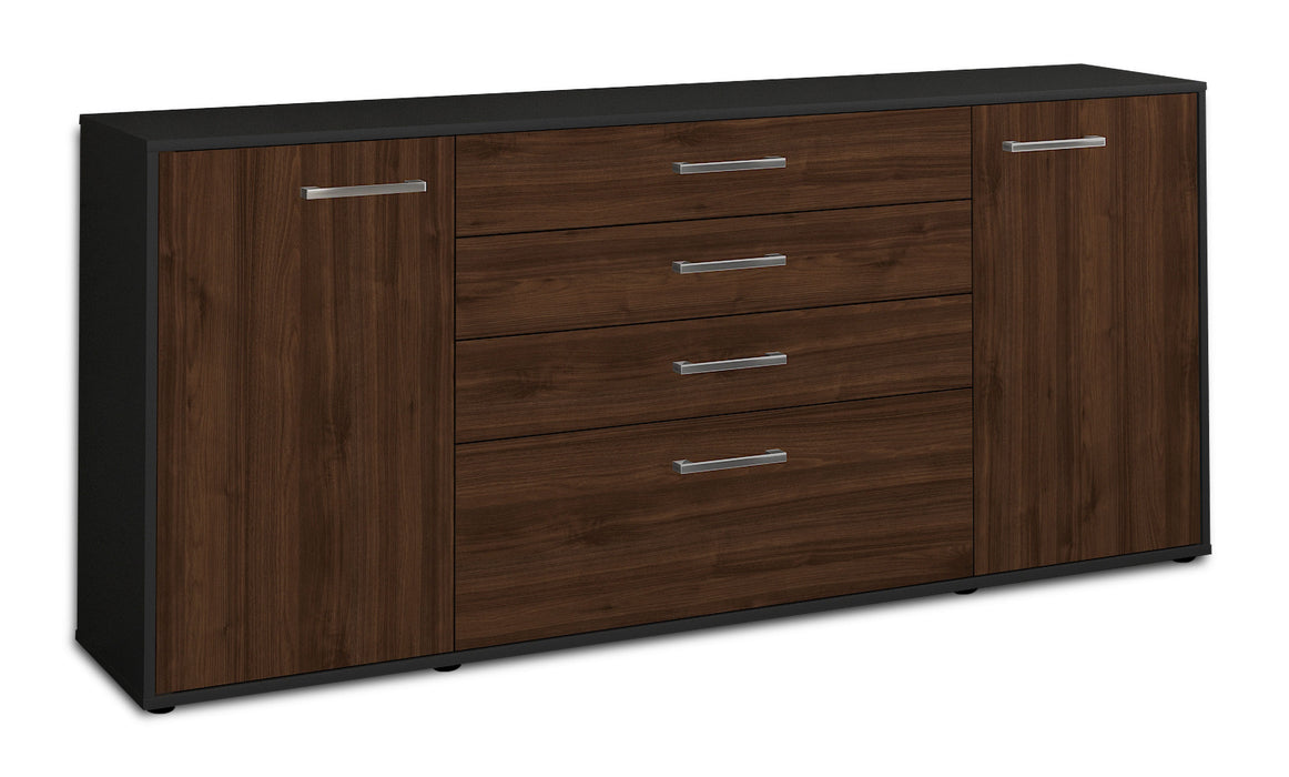 Sideboard Eleni, Walnuss Studio (180x79x35cm) - Stil.Zeit Möbel GmbH