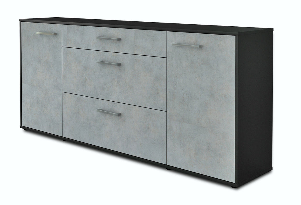 Sideboard Eleonora, Beton Studio (180x79x35cm) - Stil.Zeit Möbel GmbH