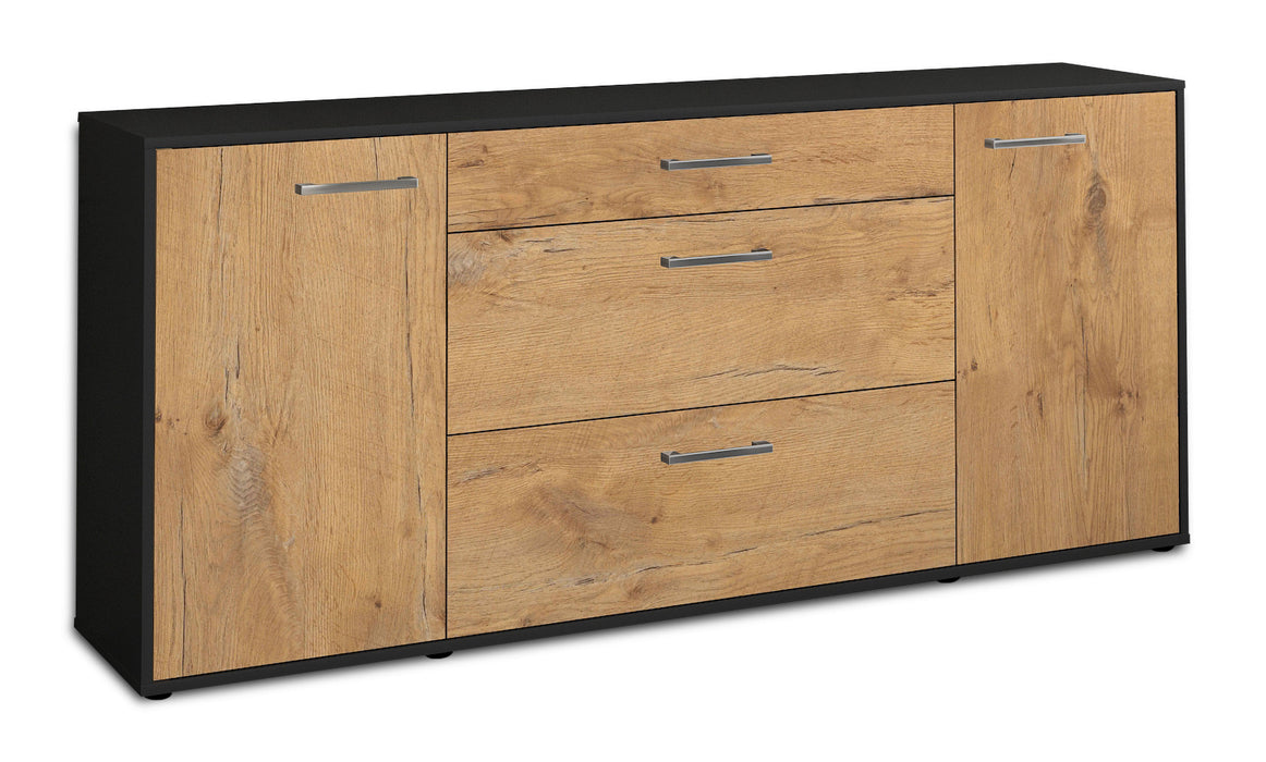 Sideboard Eleonora, Eiche Studio (180x79x35cm) - Stil.Zeit Möbel GmbH