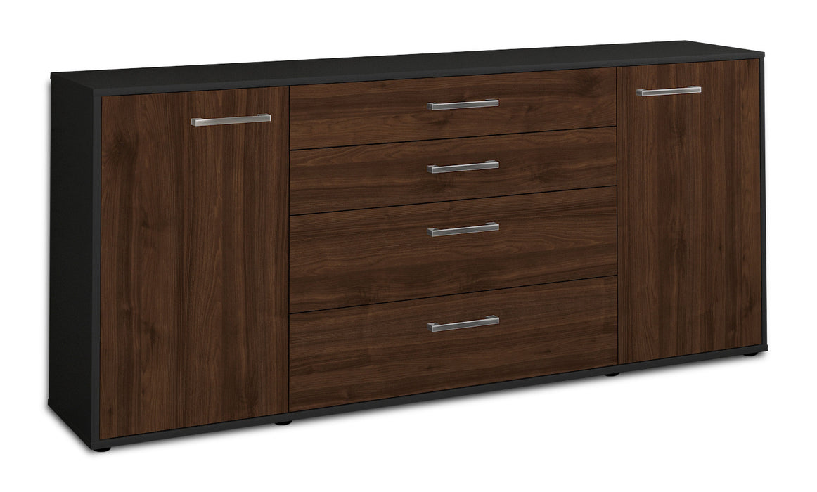 Sideboard Elettra, Walnuss Studio (180x79x35cm) - Stil.Zeit Möbel GmbH