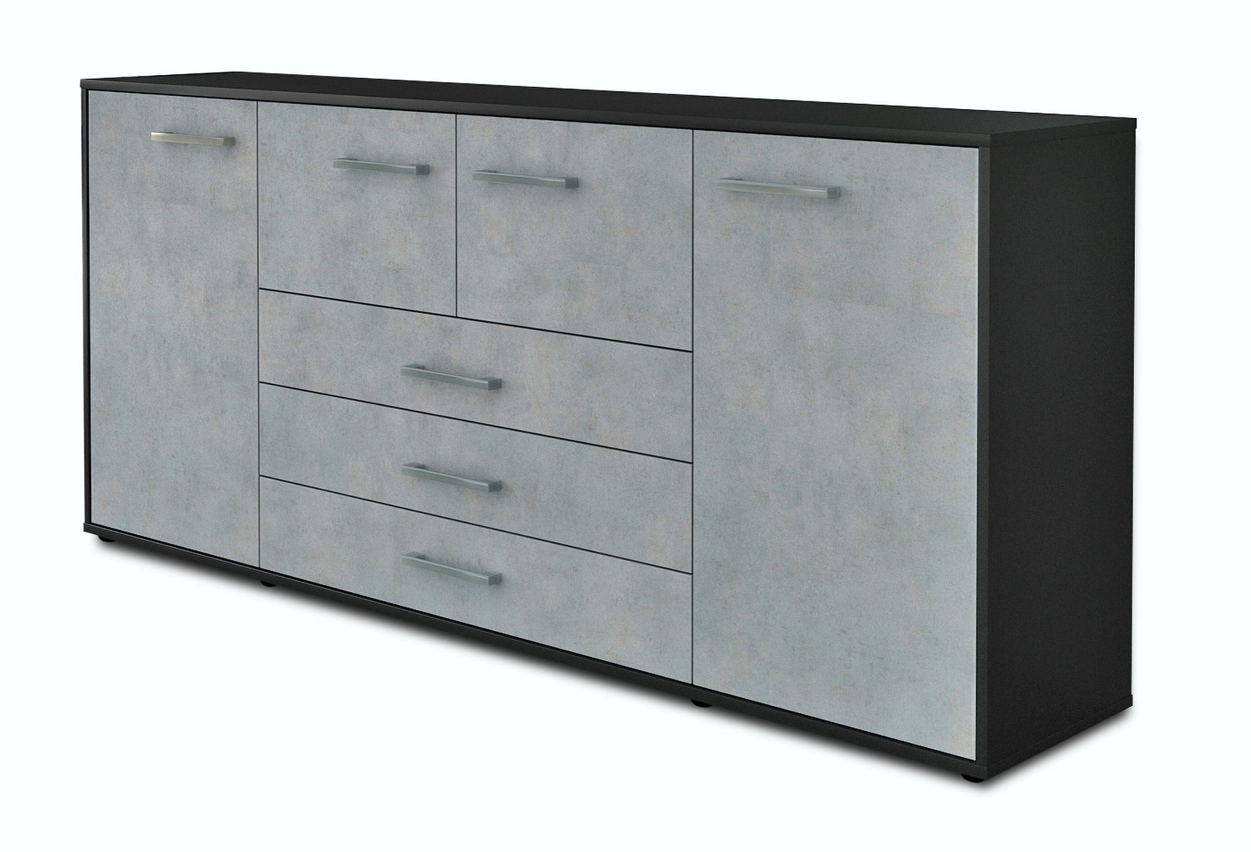 Sideboard Eliana, Beton Studio (180x79x35cm) - Stil.Zeit Möbel GmbH