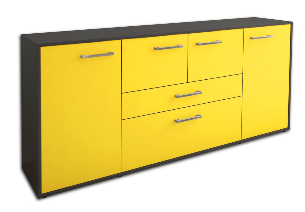 Sideboard Elisa, Gelb Studio (180x79x35cm) - Stil.Zeit Möbel GmbH