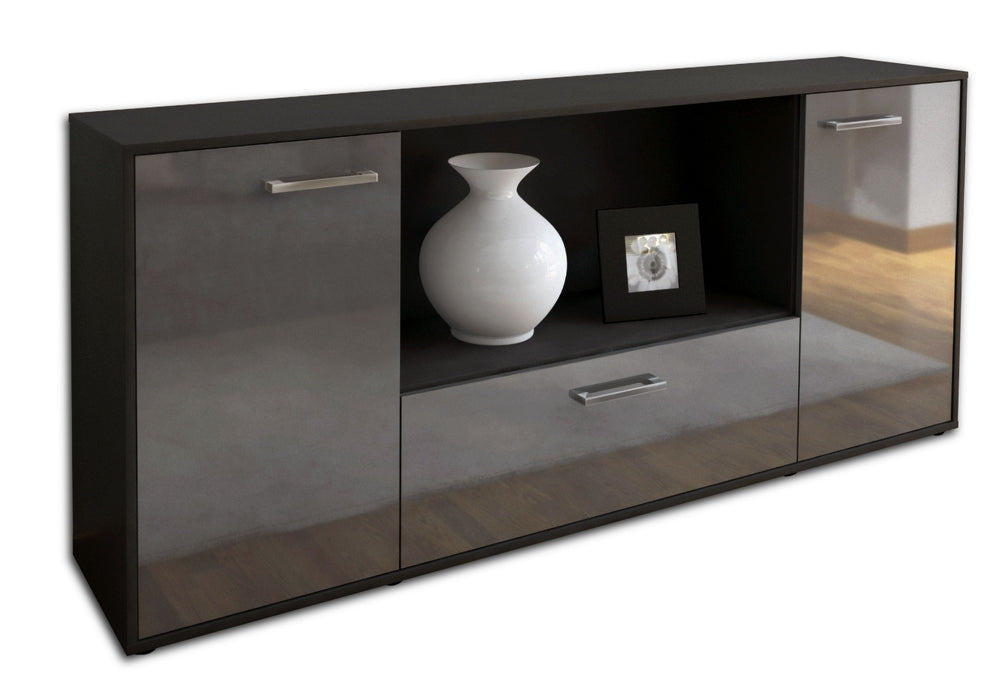 Sideboard Ella, Grau Studio (180x79x35cm) - Stil.Zeit Möbel GmbH