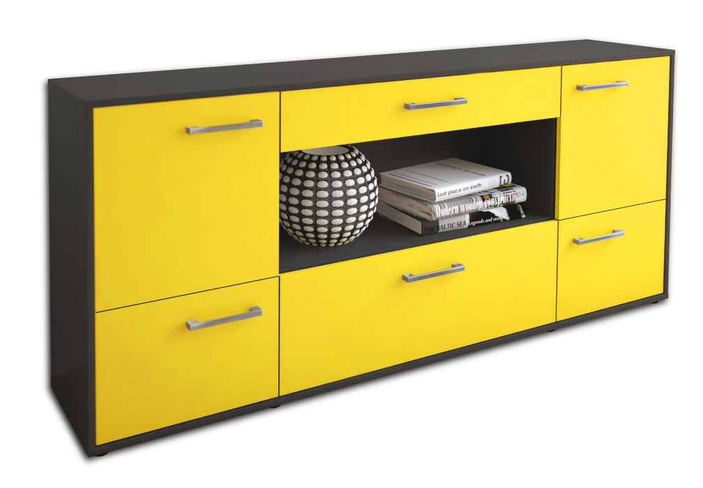 Sideboard Elodie, Gelb Studio (180x79x35cm) - Stil.Zeit Möbel GmbH