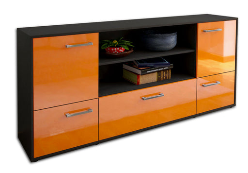 Sideboard Emanuela, Orange Studio (180x79x35cm) - Stil.Zeit Möbel GmbH