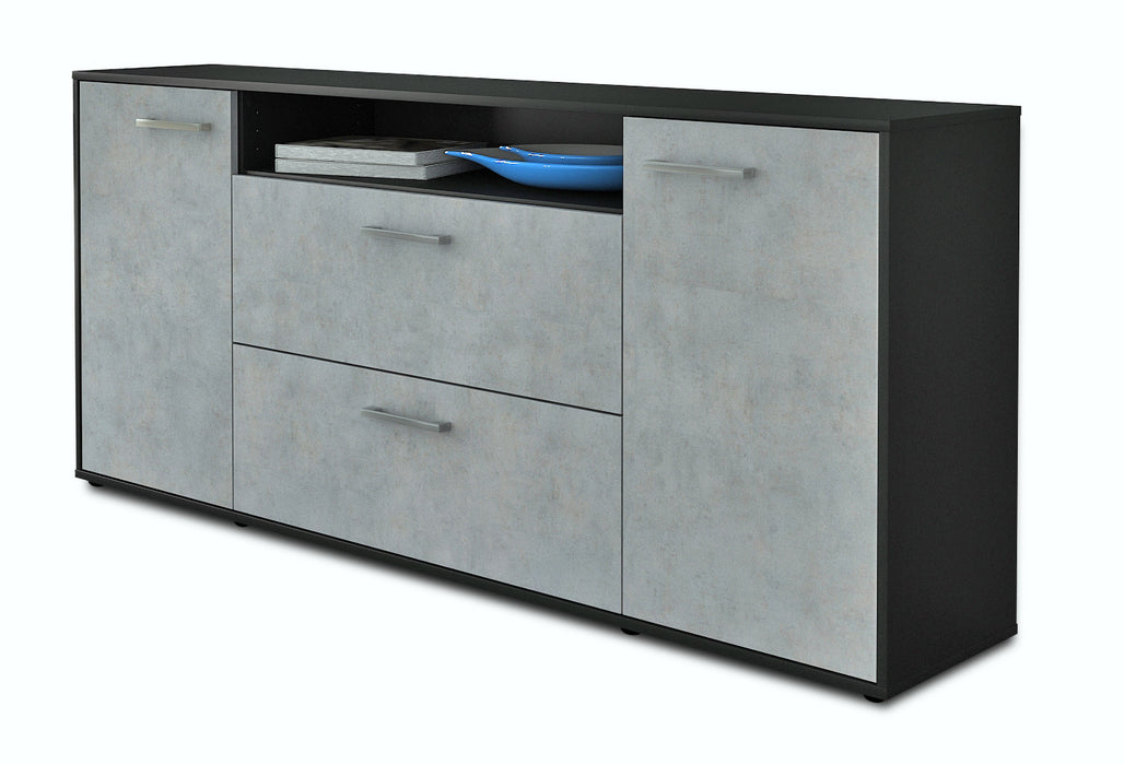 Sideboard Erina, Beton Studio (180x79x35cm) - Stil.Zeit Möbel GmbH