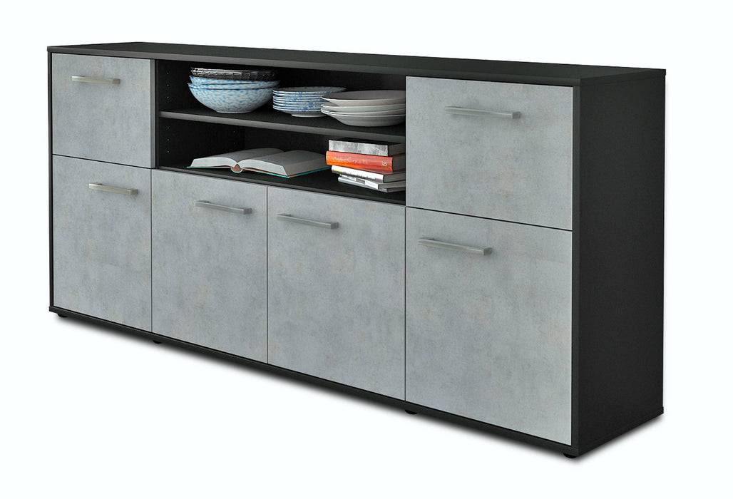 Sideboard Ermelina, Beton Studio (180x79x35cm) - Stil.Zeit Möbel GmbH