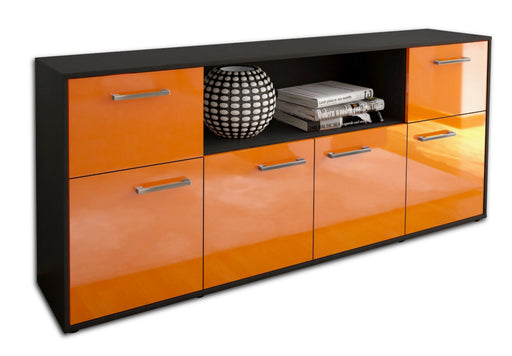 Sideboard Ermentrude, Orange Studio (180x79x35cm) - Stil.Zeit Möbel GmbH