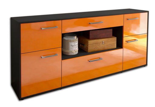 Sideboard Fabiola, Orange Studio (180x79x35cm) - Stil.Zeit Möbel GmbH