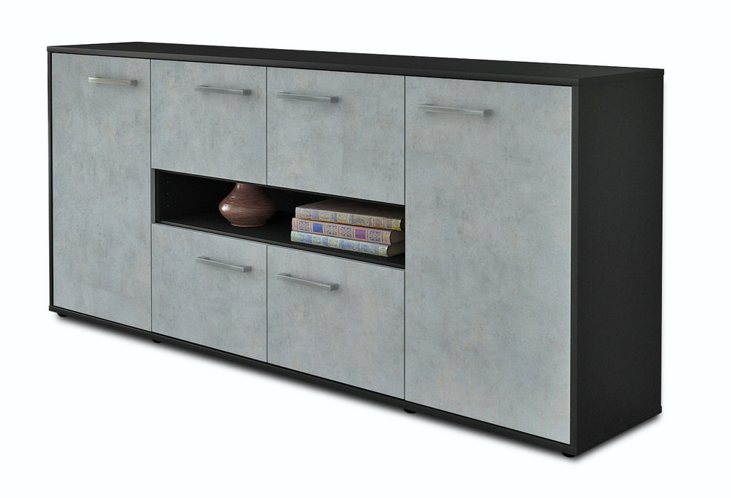 Sideboard Farina, Beton Studio (180x79x35cm) - Stil.Zeit Möbel GmbH