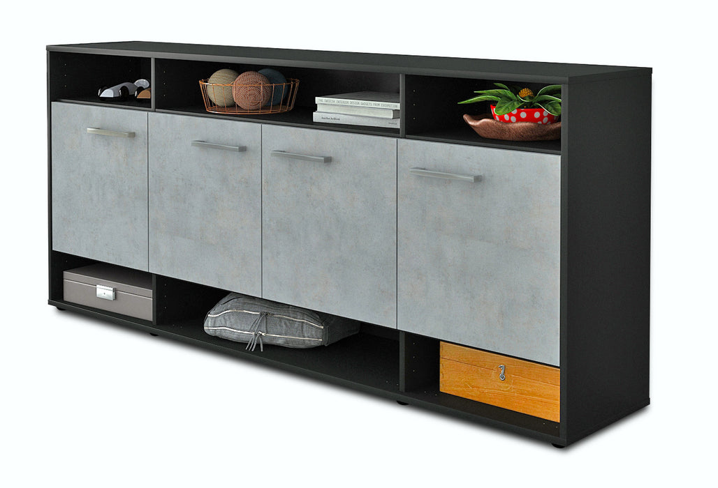 Sideboard Felia, Beton Studio (180x79x35cm) - Stil.Zeit Möbel GmbH