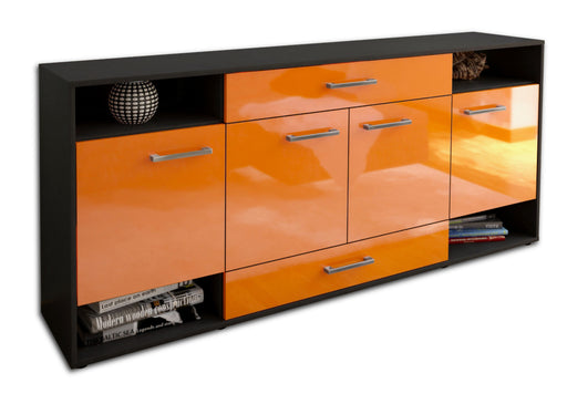 Sideboard Felicia, Orange Studio (180x79x35cm) - Stil.Zeit Möbel GmbH