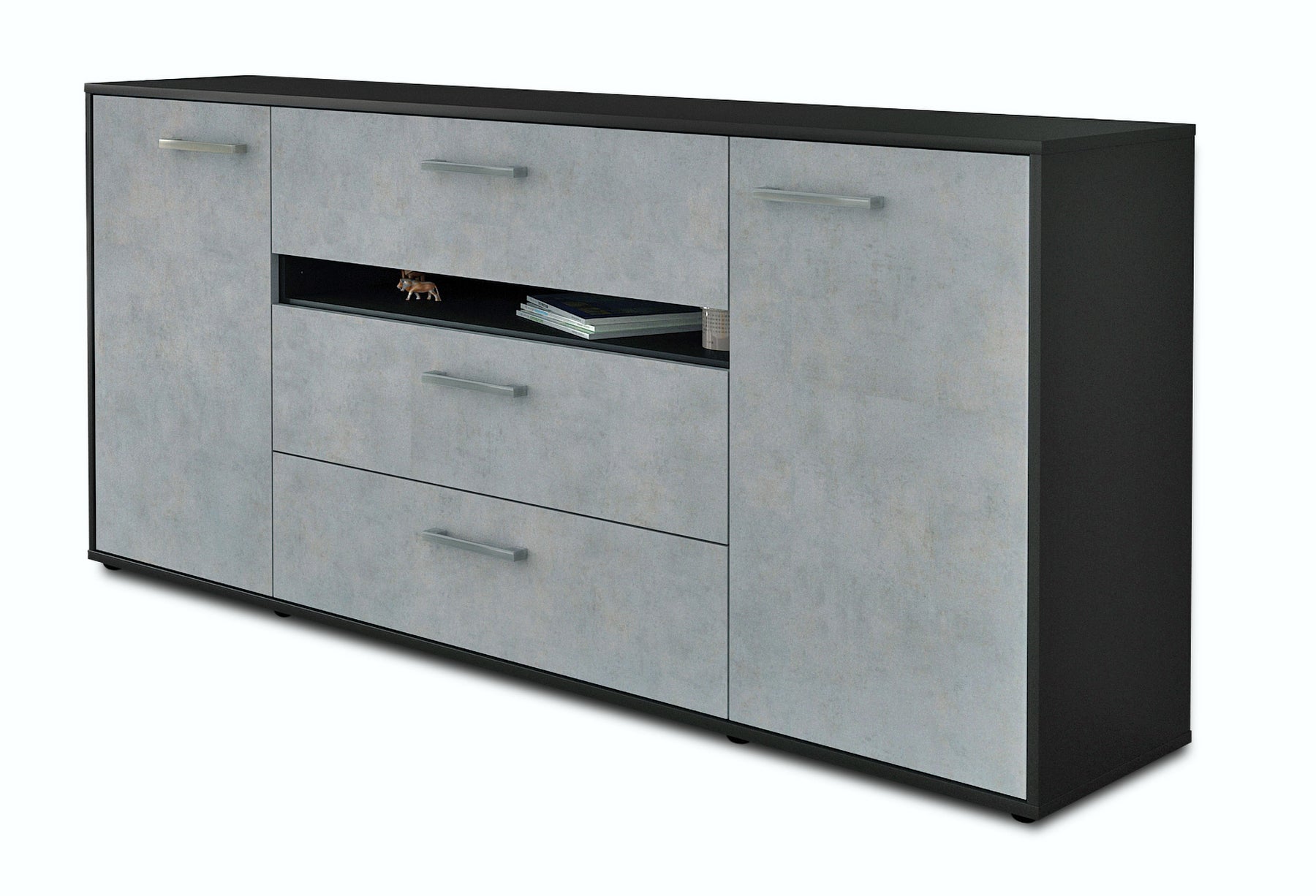 Sideboard Fernanda, Beton Studio (180x79x35cm) - Stil.Zeit Möbel GmbH