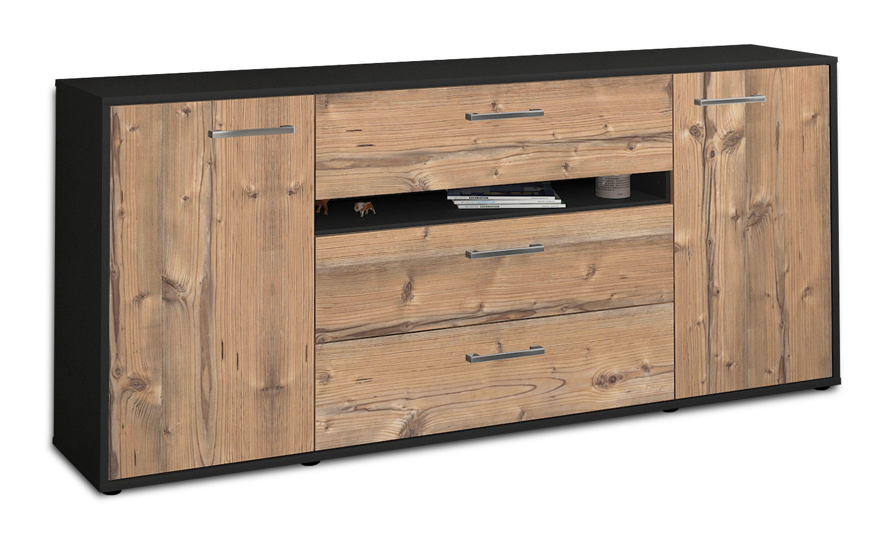 Sideboard Fernanda, Pinie Studio (180x79x35cm) - Stil.Zeit Möbel GmbH