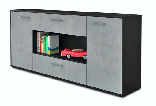 Sideboard Filomena, Beton Studio (180x79x35cm) - Stil.Zeit Möbel GmbH