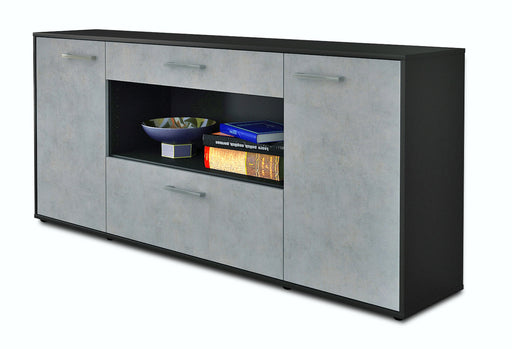 Sideboard Fiora, Beton Studio (180x79x35cm) - Stil.Zeit Möbel GmbH