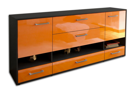 Sideboard Florentina, Orange Studio (180x79x35cm) - Stil.Zeit Möbel GmbH