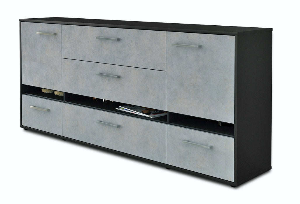 Sideboard Floriana, Beton Studio (180x79x35cm) - Stil.Zeit Möbel GmbH