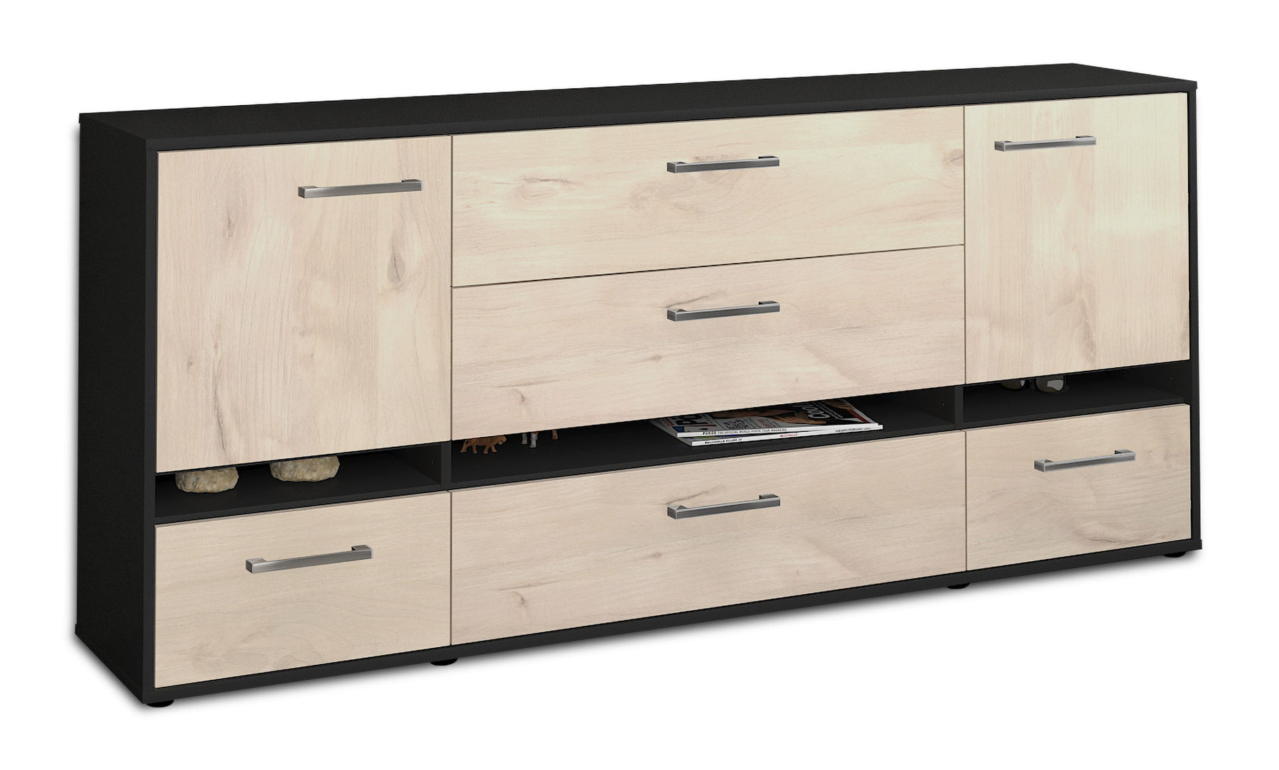 Sideboard Floriana, Zeder Studio (180x79x35cm) - Stil.Zeit Möbel GmbH