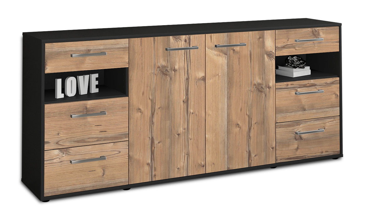 Sideboard Francesca, Pinie Studio (180x79x35cm) - Stil.Zeit Möbel GmbH