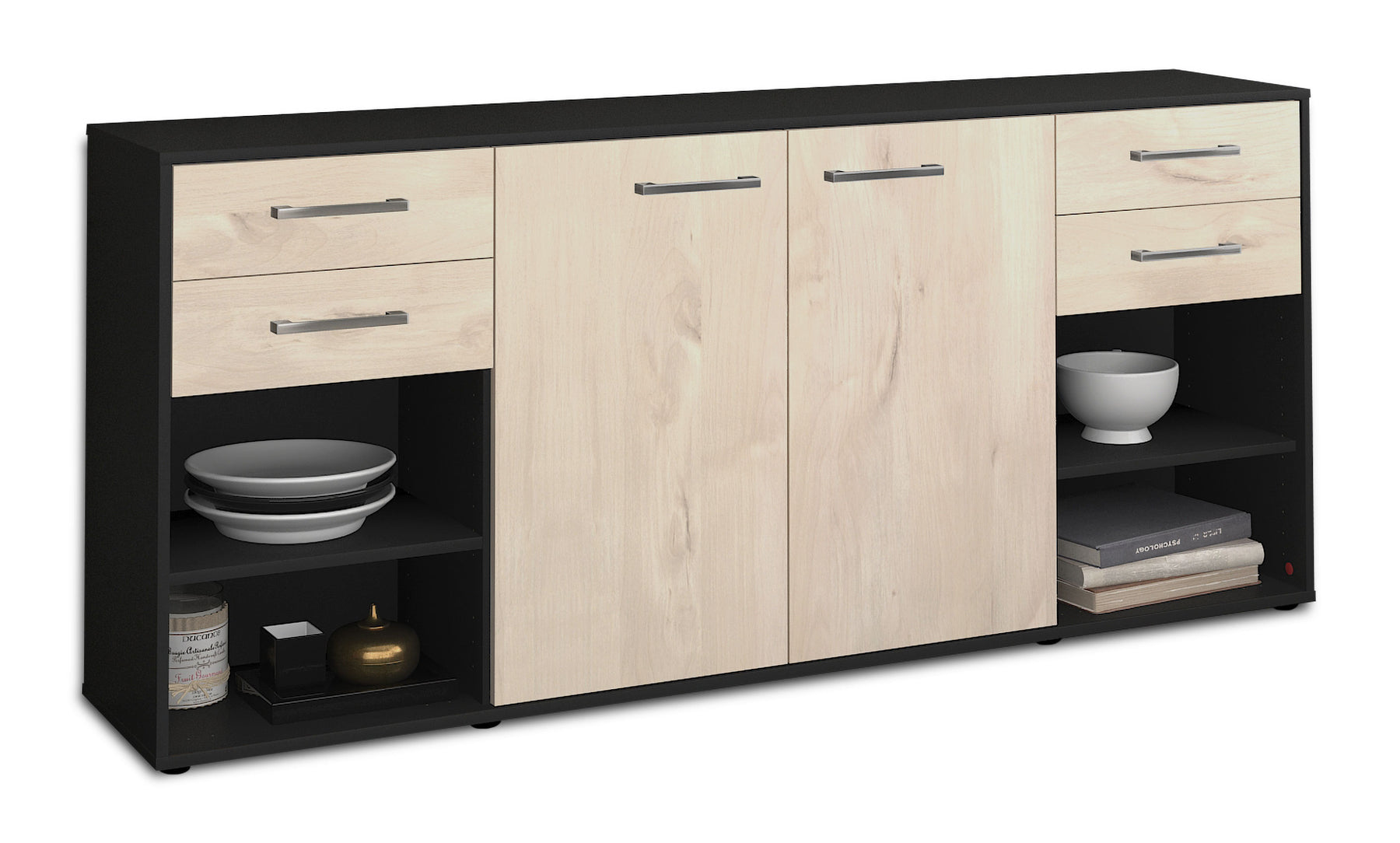 Sideboard Franka, Zeder Studio (180x79x35cm) - Stil.Zeit Möbel GmbH