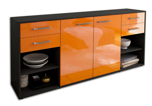 Sideboard Franka, Orange Studio (180x79x35cm) - Stil.Zeit Möbel GmbH