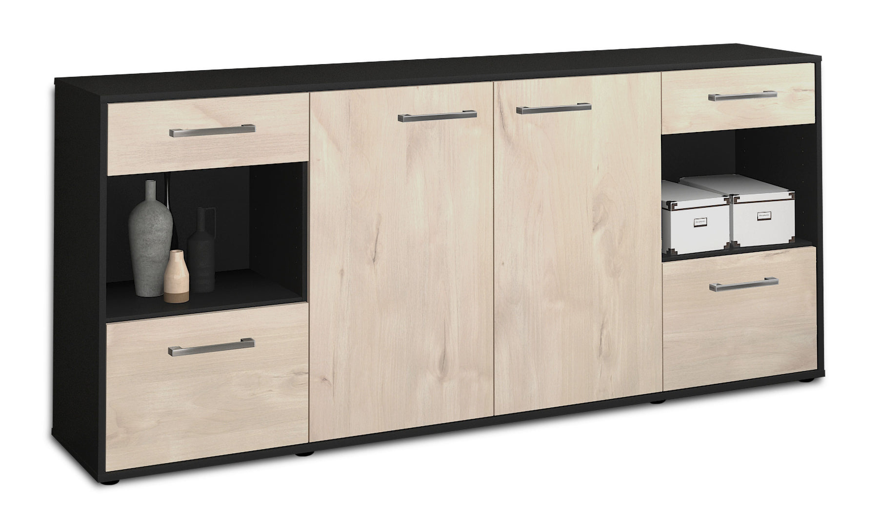 Sideboard Gabriella, Zeder Studio (180x79x35cm) - Stil.Zeit Möbel GmbH