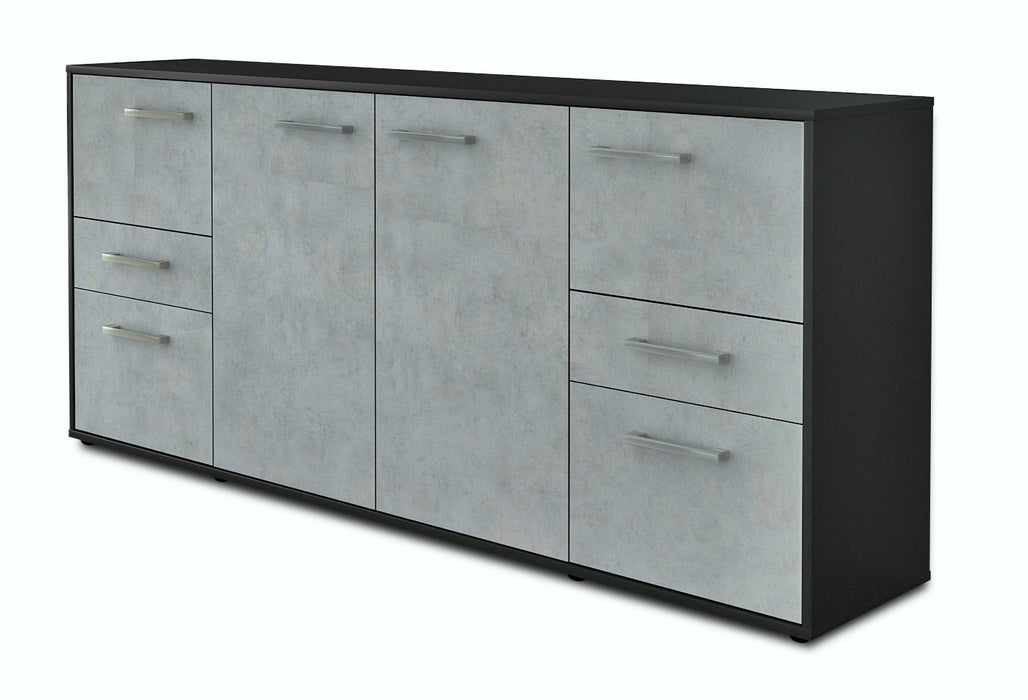 Sideboard Gemma, Beton Studio (180x79x35cm) - Stil.Zeit Möbel GmbH