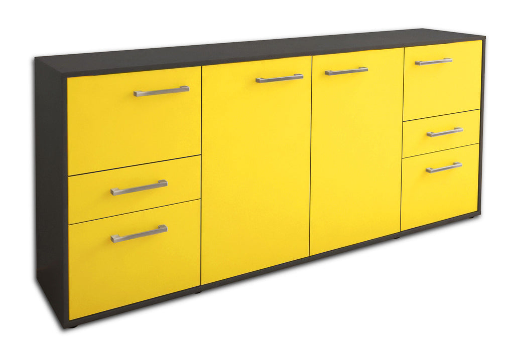 Sideboard Gemma, Gelb Studio (180x79x35cm) - Stil.Zeit Möbel GmbH