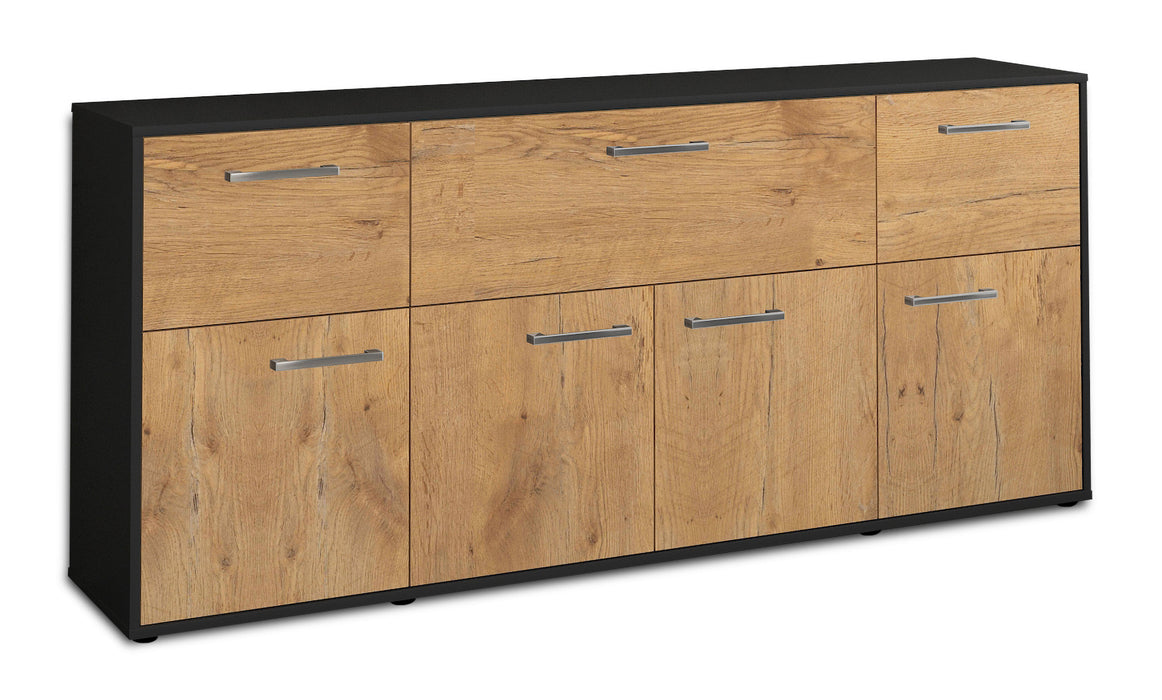 Sideboard Gianna, Eiche Studio (180x79x35cm) - Stil.Zeit Möbel GmbH