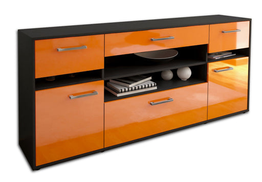 Sideboard Gina, Orange Studio (180x79x35cm) - Stil.Zeit Möbel GmbH