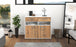 Sideboard Bruna, Pinie Front (92x79x35cm) - Stil.Zeit Möbel GmbH