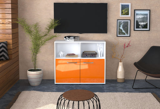 Sideboard Camilla, Orange Front (92x79x35cm) - Stil.Zeit Möbel GmbH