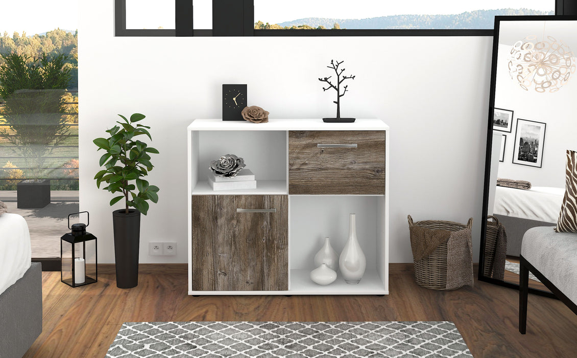 Sideboard Carola, Treibholz Front (92x79x35cm) - Stil.Zeit Möbel GmbH