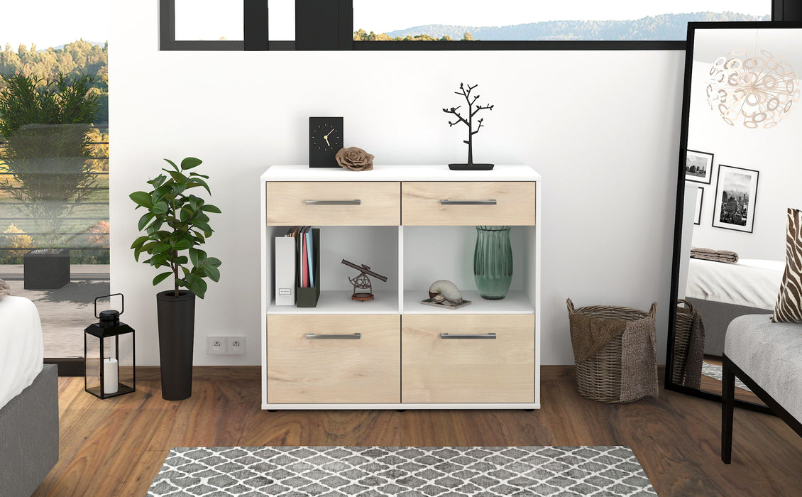 Sideboard Christina, Zeder Front (92x79x35cm) - Stil.Zeit Möbel GmbH