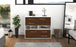 Sideboard Claudia, Walnuss Front (92x79x35cm) - Stil.Zeit Möbel GmbH