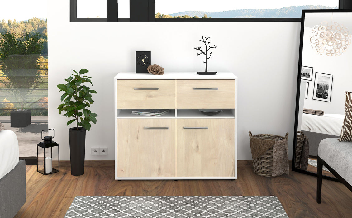 Sideboard Clea, Zeder Front (92x79x35cm) - Stil.Zeit Möbel GmbH