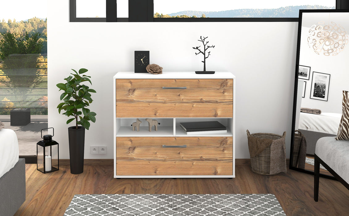 Sideboard Dalia, Pinie Front (92x79x35cm) - Stil.Zeit Möbel GmbH