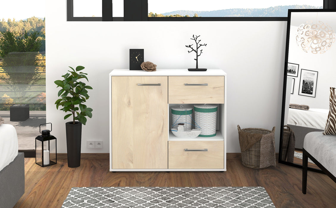 Sideboard Danica, Zeder Front (92x79x35cm) - Stil.Zeit Möbel GmbH