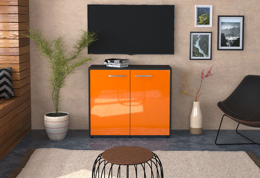 Sideboard Blanka, Orange Front (92x79x35cm) - Stil.Zeit Möbel GmbH