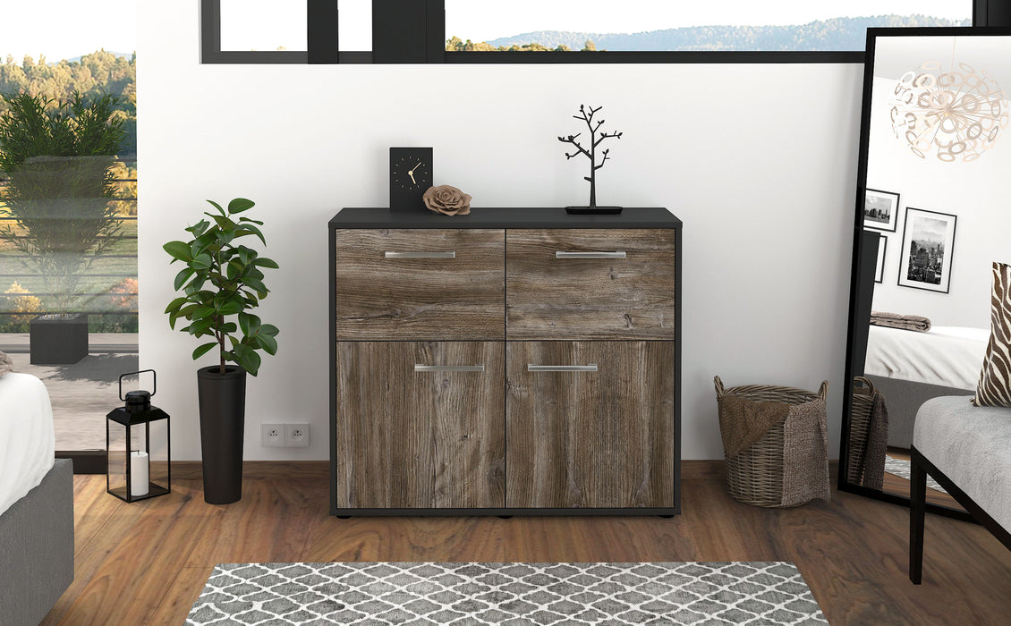 Sideboard Calliope, Treibholz Front (92x79x35cm) - Stil.Zeit Möbel GmbH