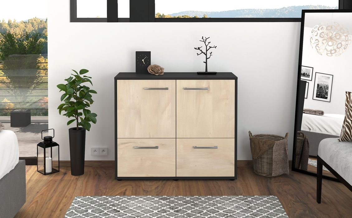 Sideboard Cara, Zeder Front (92x79x35cm) - Stil.Zeit Möbel GmbH