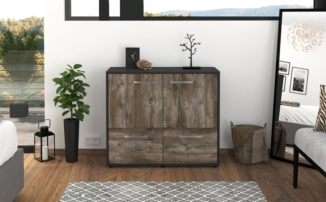 Sideboard Cara, Treibholz Front (92x79x35cm) - Stil.Zeit Möbel GmbH