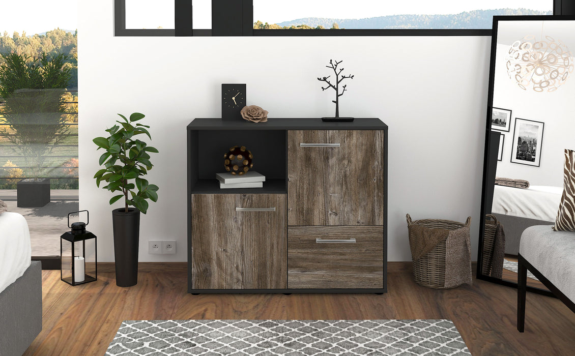 Sideboard Carina, Treibholz Front (92x79x35cm) - Stil.Zeit Möbel GmbH