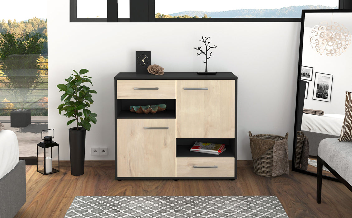 Sideboard Carmelina, Zeder Front (92x79x35cm) - Stil.Zeit Möbel GmbH