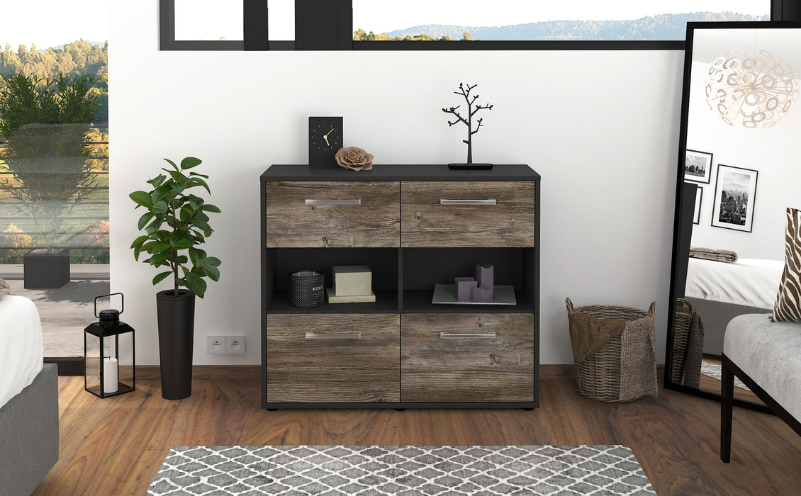 Sideboard Carmen, Treibholz Front (92x79x35cm) - Stil.Zeit Möbel GmbH