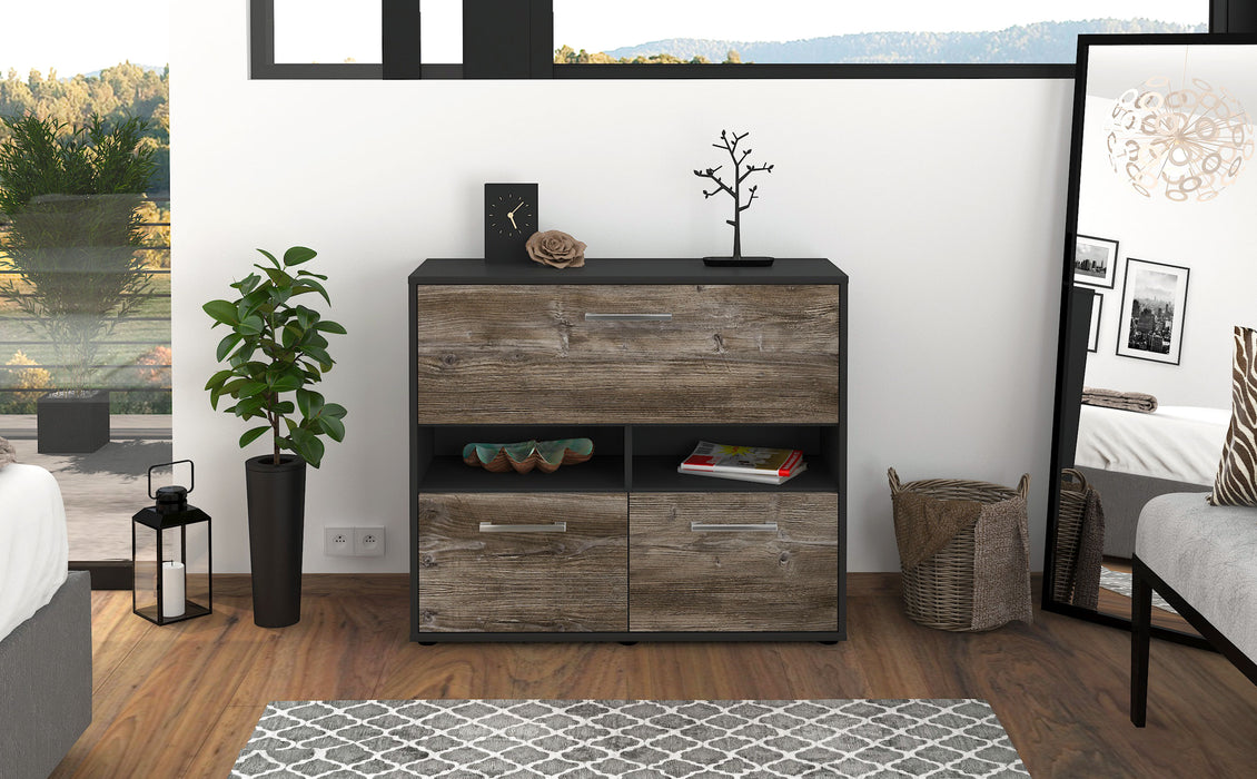 Sideboard Cassandra, Treibholz Front (92x79x35cm) - Stil.Zeit Möbel GmbH