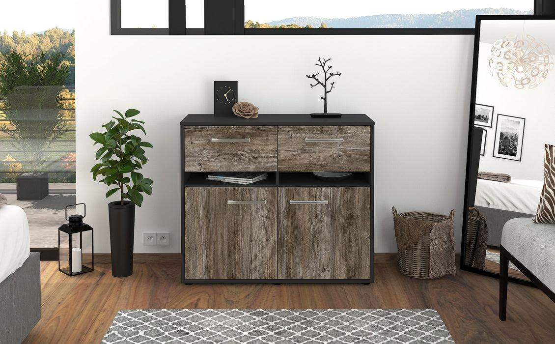 Sideboard Clea, Treibholz Front (92x79x35cm) - Stil.Zeit Möbel GmbH