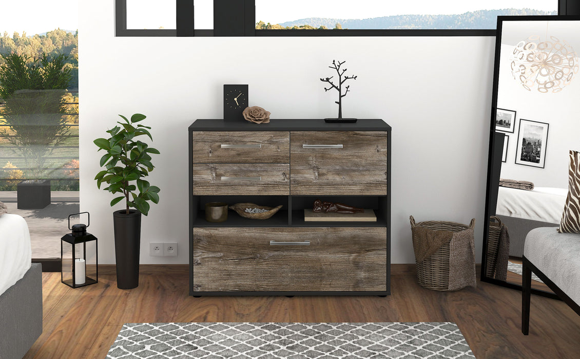 Sideboard Cornelia, Treibholz Front (92x79x35cm) - Stil.Zeit Möbel GmbH