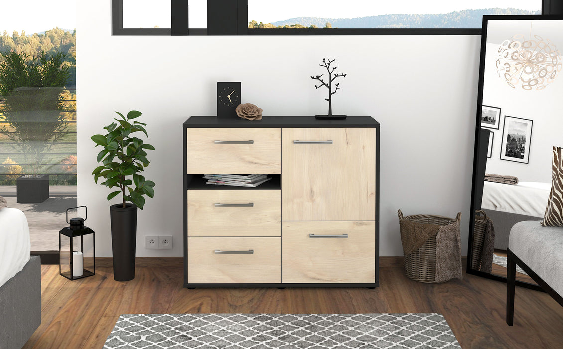 Sideboard Davina, Zeder Front (92x79x35cm) - Stil.Zeit Möbel GmbH